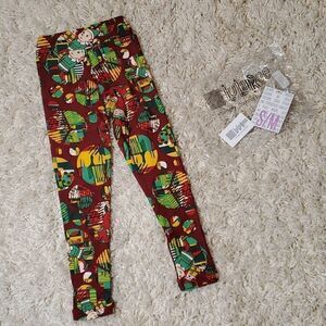 LULAROE Kids Christmas/Holiday Leggings - S/M
